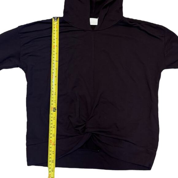 Zella Purple Knot Front Long Sleeve Hoodie Large 10/12 EUC - Picture 5 of 5